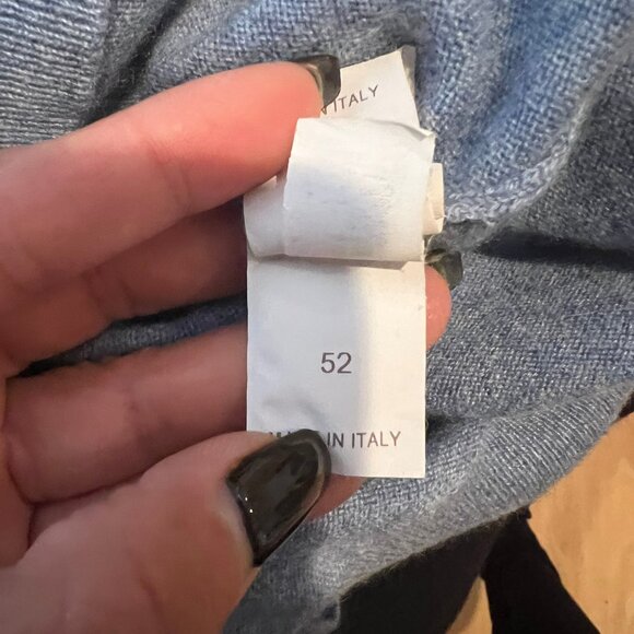 MENS BRUNELLO CUCINELLI CONTRAST CASMHERE SWEATER SZ 50 / LARGE - Picture 7 of 7